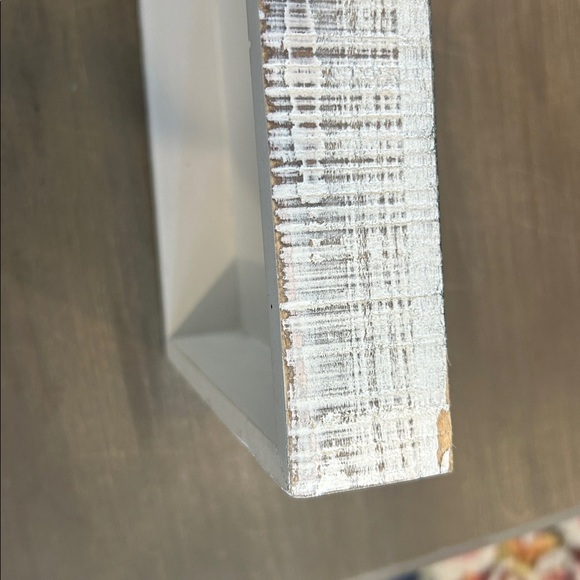 Farmhouse Rustic Wood Block Family is everything sign with flowers distressed - Picture 3 of 9